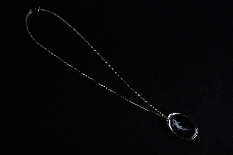 Collier poisson Yin Yang, Avatar le dernier maître de l'air, peinture de poisson, art Yin Yang, collier couple poissons Koi Yang fish