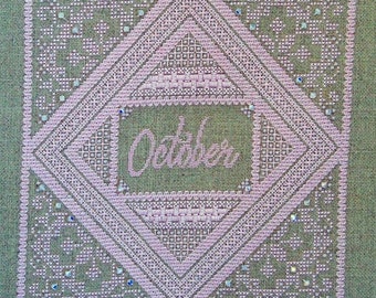 Birthstone Series: Opal PDF Chart by Northern Expressions Needlework