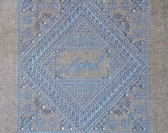 Birthstone Series: Diamond PDF Chart by Northern Expressions Needlework