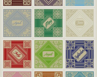 The Complete Birthstone Sampler PDF Book by Northern Expressions Needlework