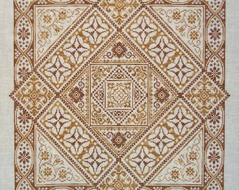 Shades of Gold PDF Chart by Northern Expressions Needlework