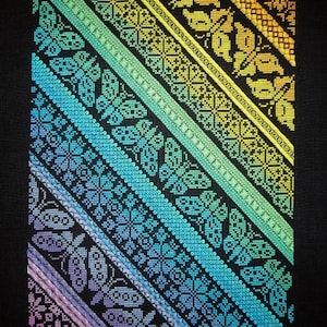 Twisted Rainbow Sampler PDF Chart by Northern Expressions Needlework