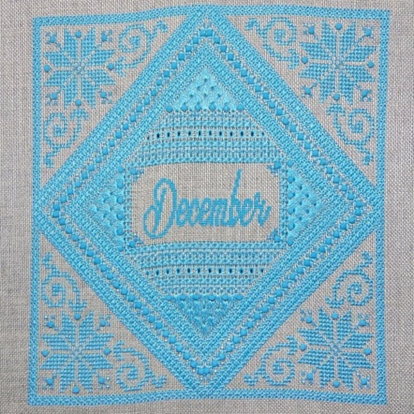 Birthstone Series: Turquoise PDF Chart by Northern Expressions Needlework