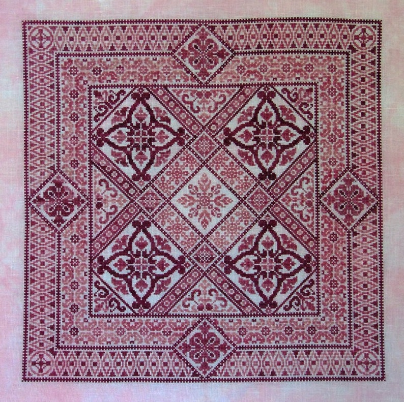 Shades of Rose PDF Chart by Northern Expressions Needlework image 1