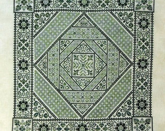 Shades of Green PDF Chart by Northern Expressions Needlework