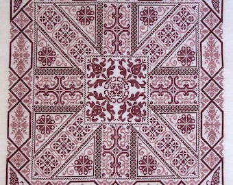 Shades of Wine PDF Chart by Northern Expressions Needlework