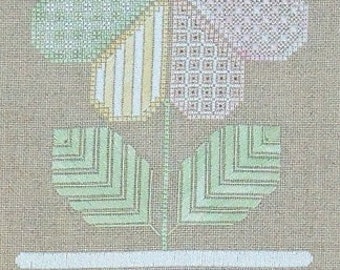 Patchwork Flower PDF Chart by Northern Expressions Needlework