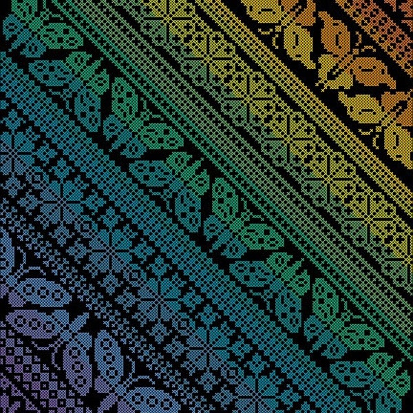 Twisted Rainbow Sampler CROSS STITCH version PDF Chart by Northern Expressions Needlework