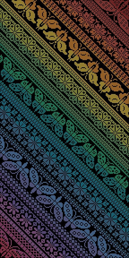 Twisted Rainbow Sampler CROSS STITCH version PDF Chart by Northern Ex…