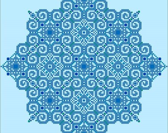 Serenity Cross Stitch Only Version PDF Chart by Northern Expressions Needlework