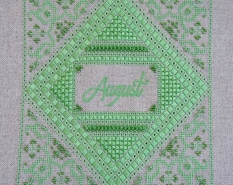 Birthstones Series: Peridot PDF Chart by Northern Expressions Needlework