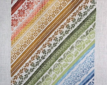 Twisted Band Sampler PDF Chart by Northern Expressions Needlework