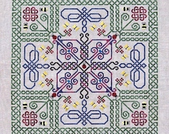 Celtic Wings PDF Chart by Northern Expressions Needlework