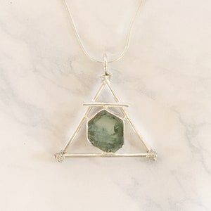 Water of the Sea | Aquamarine Necklace |  Aquamarine Pendant |  March Birthstone | Gift for her