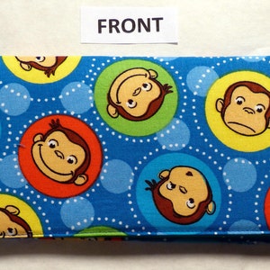 Classic Comic Children&#39;s Book Monkey / Chimp Print Checkbook Cover