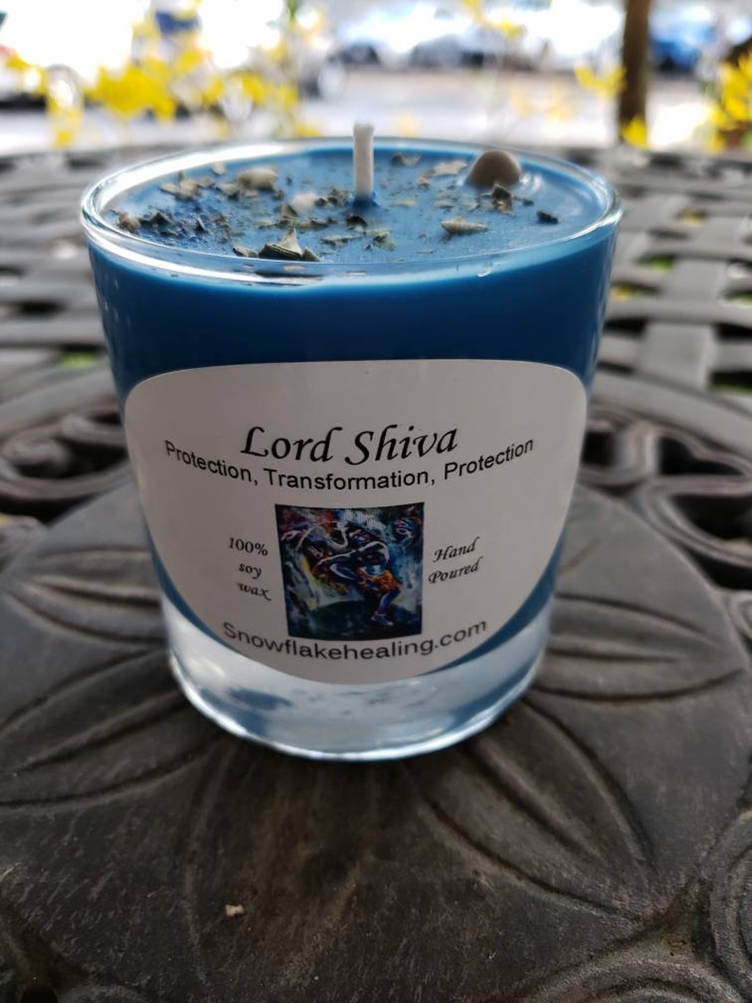 Lord Shiva Candle Etsy