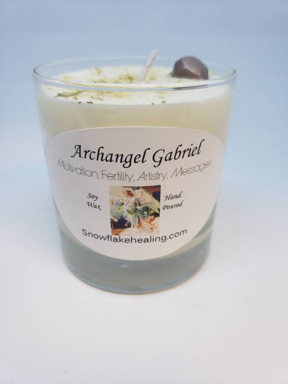 Archangel Gabriel Candle Etsy