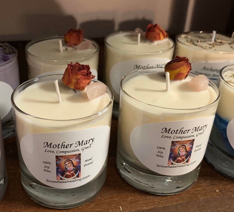 Mother Mary Candle Etsy