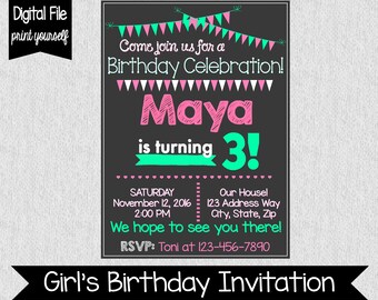 2nd birthday invite etsy