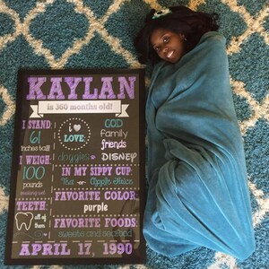 Dirty 30 Birthday Chalkboard - Adult Cake Smash Chalkboard - Rose Gold Chalkboard - Pink and Gold 30th Birthday - 30th Birthday Sign image 12