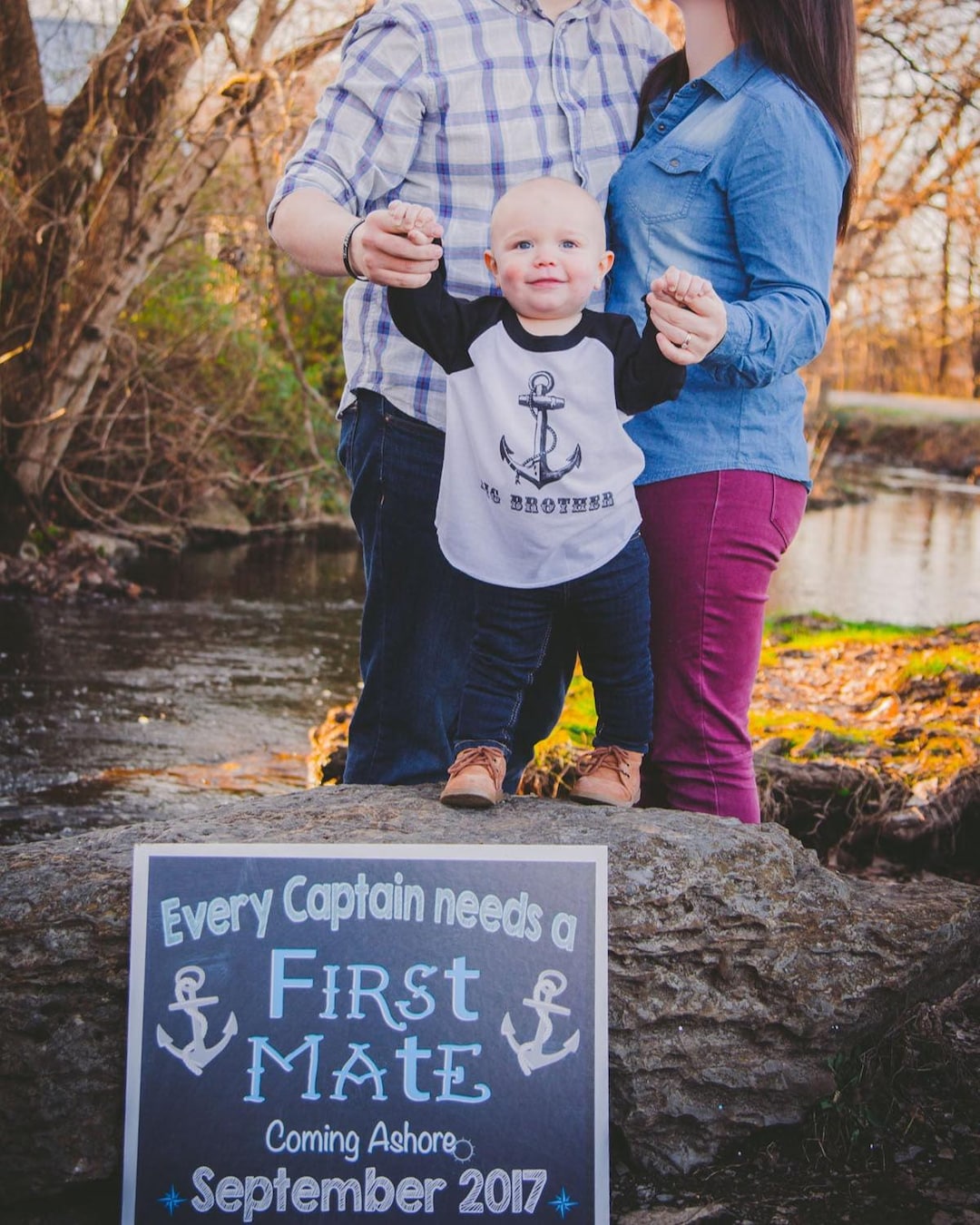 First Mate Script Sign Every Captain Needs a First Mate Pregnancy Sign - Nautical Pregnancy ...