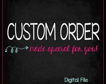 You Print - Completely Custom Order - Personalized Birthday Chalkboard - First Birthday Sign - Any Age - Choose Your Own Theme - Custom