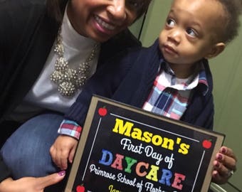My First Day of Daycare - Daycare - 1st Day of Daycare Sign - My First Day of Daycare Sign - DIGITAL FILE - Print Yourself