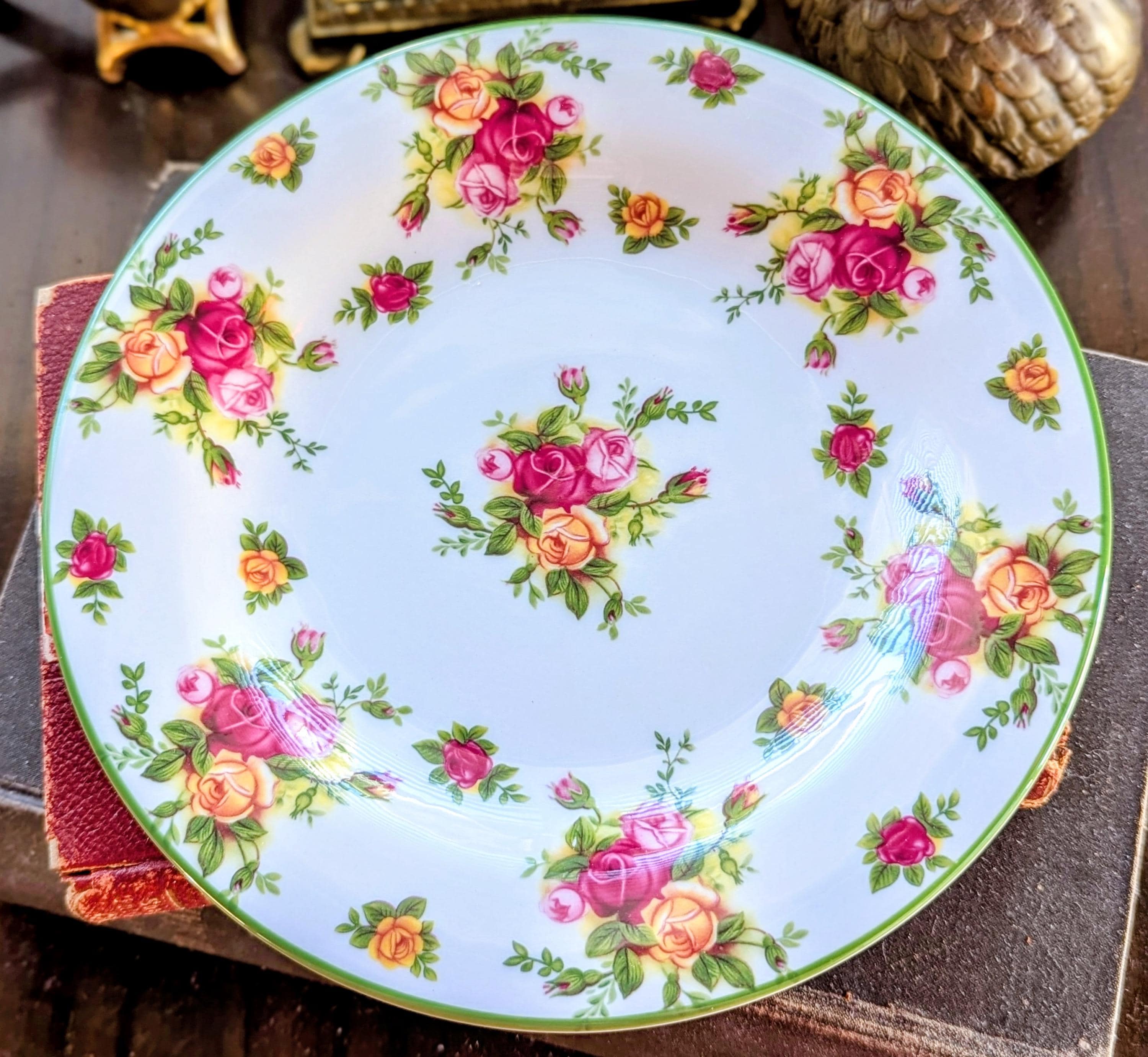 M♦美品　 　 OldCountryRoses 　プレート Casual Classics Old Country Rose - Etsy