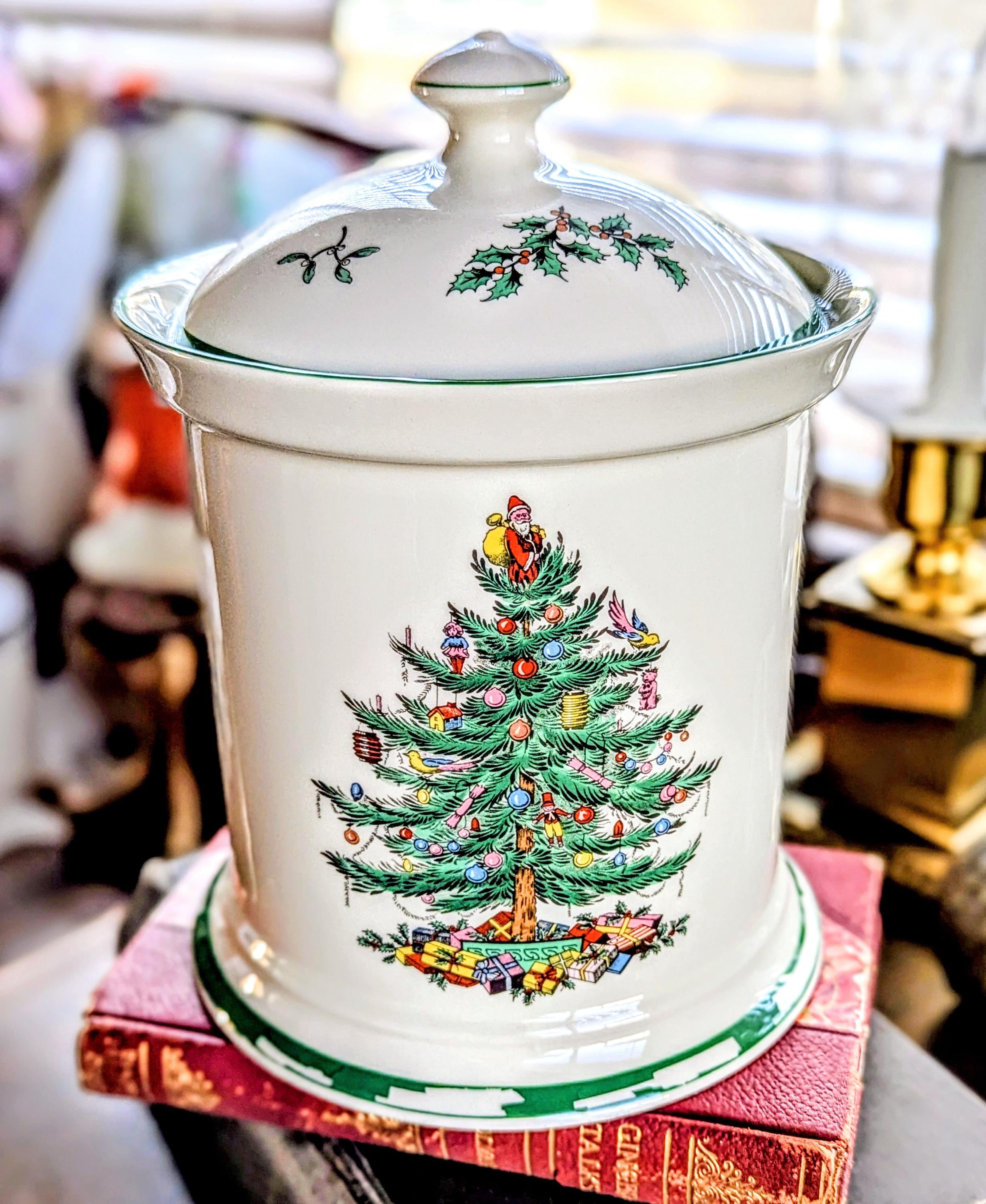 Spode Christmas Cookie Jar - Etsy