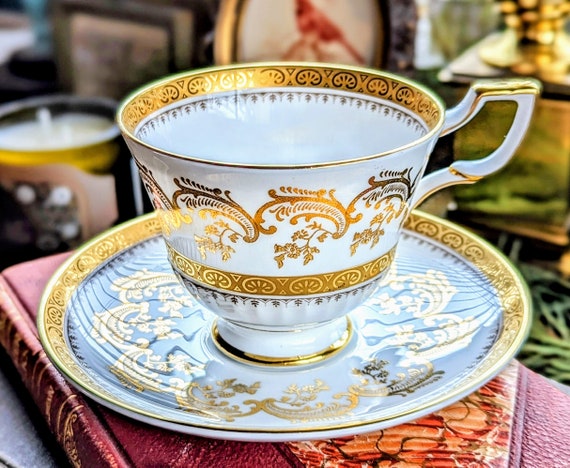 Buy Vintage Royal Tuscan Fine English Bone China Gold Design and 