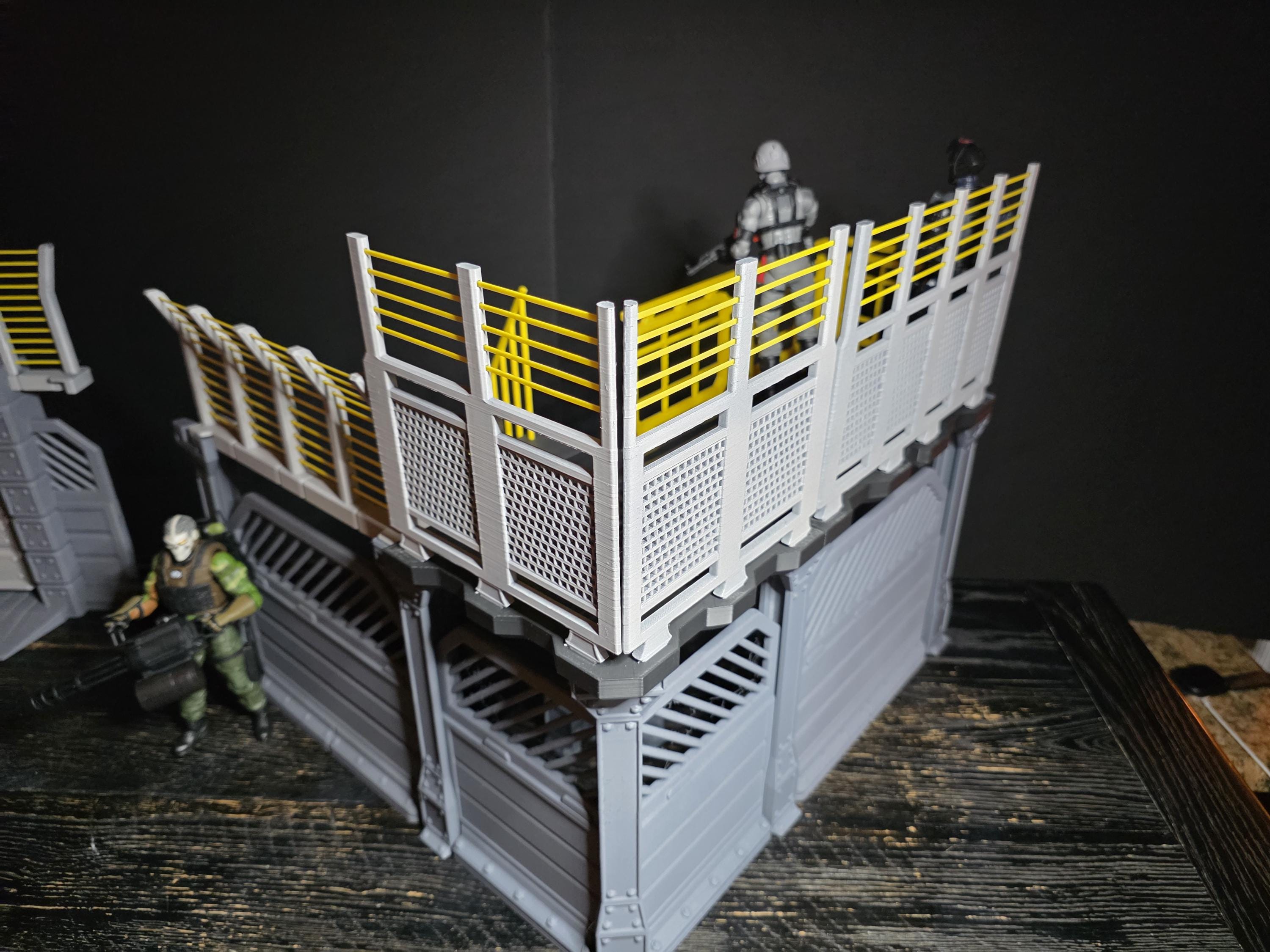 1/12 Scale Action Figure Modular Base Camp Military Themed GI Joe ...