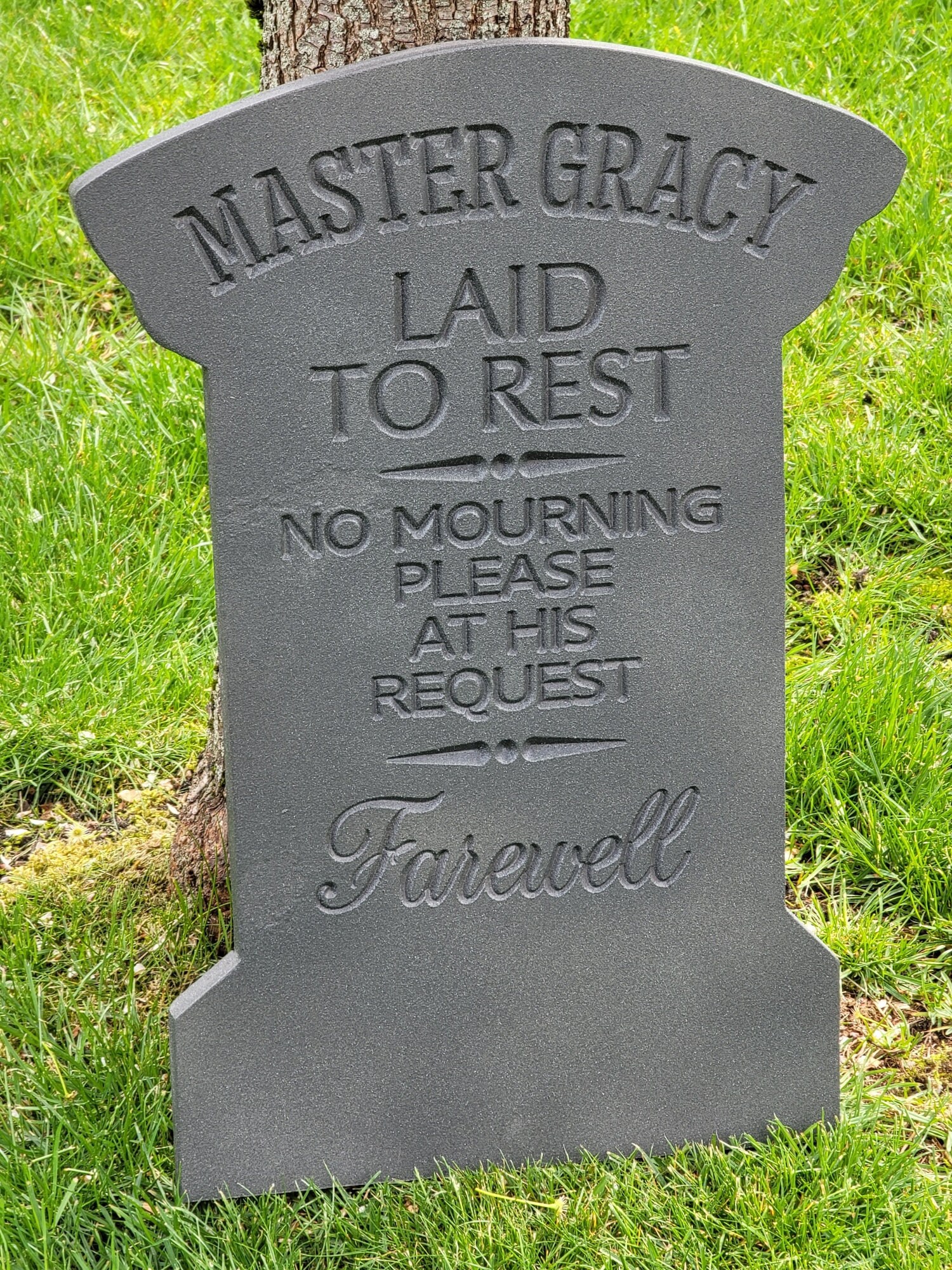 Disney Die Haunted Mansion Tombstone Master Gracy CNC Etsy