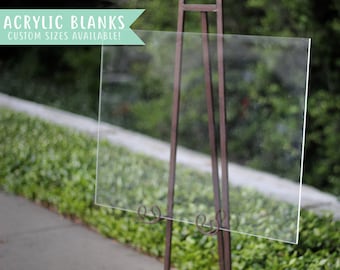 Blank Large Acrylic Piece / Sheet / plexiglass / wedding / event / DIY