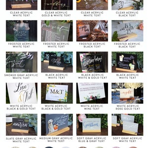 Custom Acrylic Table Numbers, wedding or event image 8