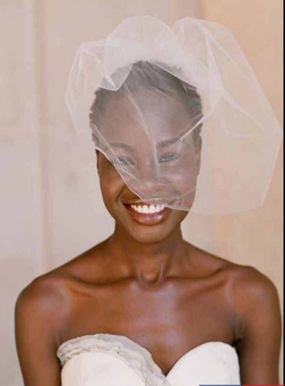 Veil Short Veil Birdcage Veil Veil For Short Hair Bridal Etsy