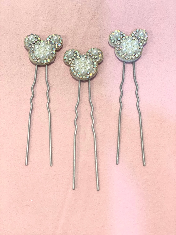Mickey Hairpins, Disney Inspired Pins, Mickey Mouse Hair  display picture 2