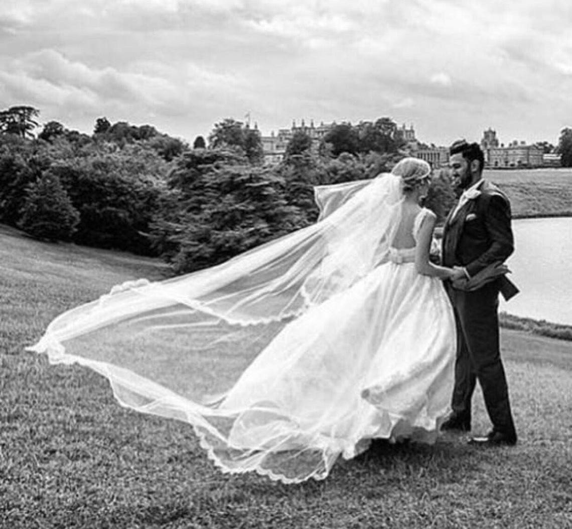 Lace Wedding Veil French Alencon Lace Veil Wedding Veil Etsy