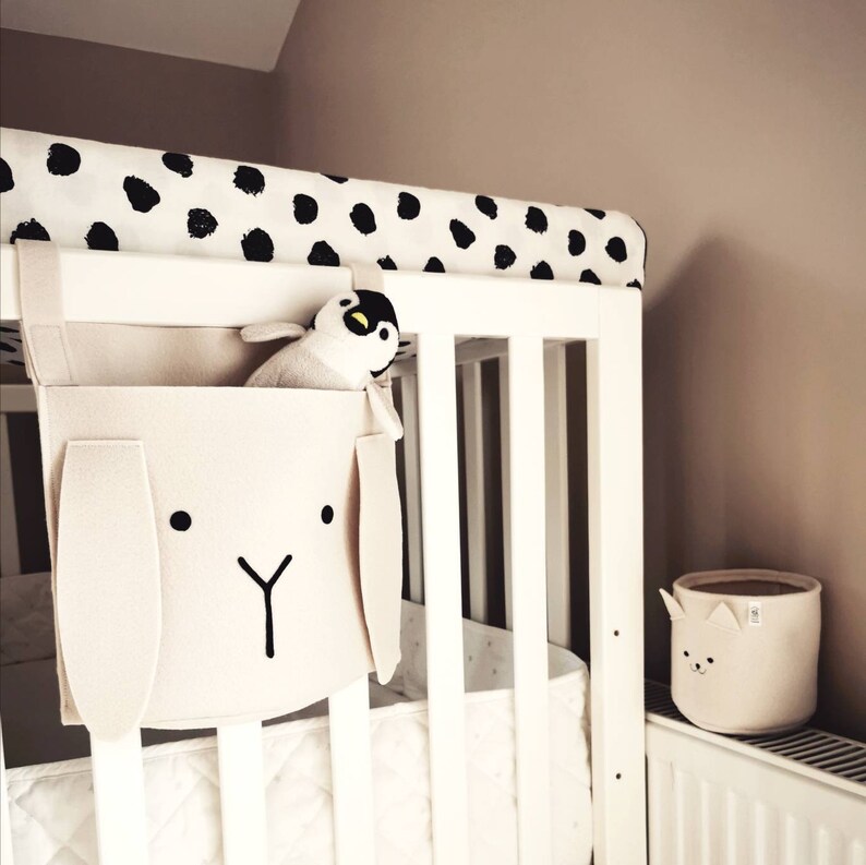 Baby crib organizer diaper storage pocket organizer cot Etsy