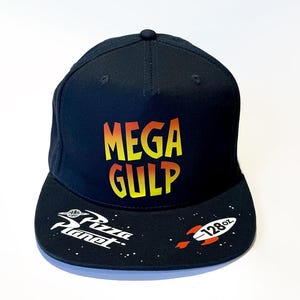Mega Gulp Snapback Trucker Cap Retro  Hat Castle Clothing Cartoon Retro Movie Film Costume Cap Mens Womens Mouse Ears Yo Truck Van Car
