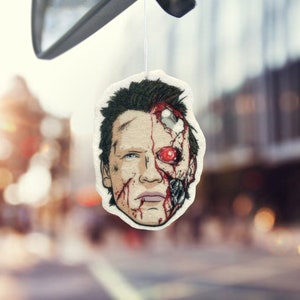 Arnie Car Air Freshener Cars Novelty Gift Present Idea Movie TV Show Art Handmade Cherry Smell New Fan Made