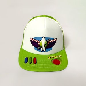 Space Ranger Snapback Trucker Cap Retro  Hat Castle Clothing Cartoon Retro Movie Film Costume Cap Mens Womens Mouse Ears