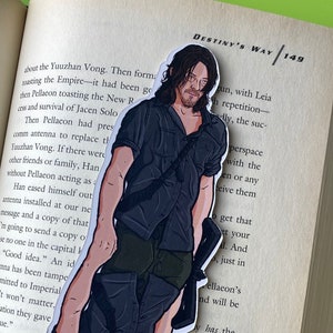 Daryl bookmark horror  Walker zombie tv show bookmarks new fan gift present accessory book books mark crossbow