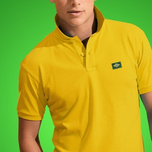 Brazil Polo Shirt Brasil Poloshirt Football T-shirt 2018 World Cup Collar Top Soccer Tee Goal Retro Flag National Champions Mens Brazilian