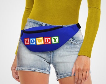 Howdy Bag Bälte Kohuds Sheriff Magväska Förvaringsväska Slott Magväska Retro Leksak Cowboy Magväska Howdy To Tecknad Resväska Axelväskor Semester