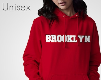 Red brooklyn hoodie new arrivals