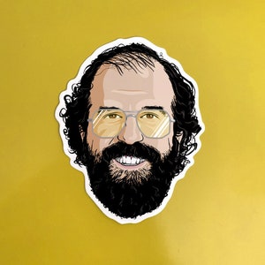 Murray Vinyl Sticker hawkins Face Stickers Character Faces Hat Decal TV Show Lable Colourful
