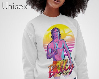 Billy Sweatshirt Retro 80s 11 Sweater Stranger Eleven Elle Top Waffle Jumper TV Show Nerdy Geeky Shirt 3 Mens Man Womens Upside Down 80's