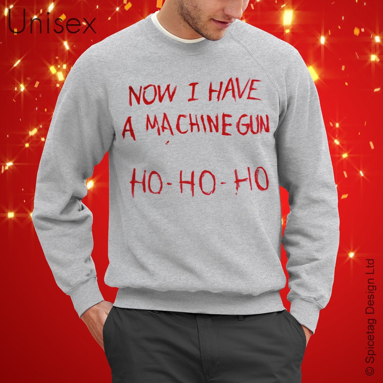 Now I Have A Machine Gun Sweater Movie Jumper Film Sweatshirt - Etsy