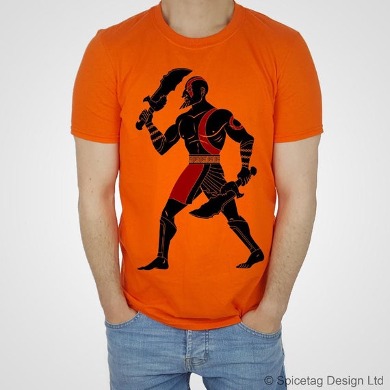 Video Game Inspired T shirt Kratos Tshirt Videogame Tee GOW Top