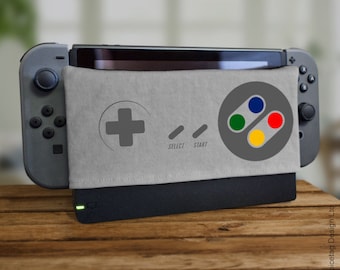 Europeu japonês 90s controlador interruptor doca meia retro jogos de vídeo protetor de tela tablet proteção macio docking capa habitação almofada